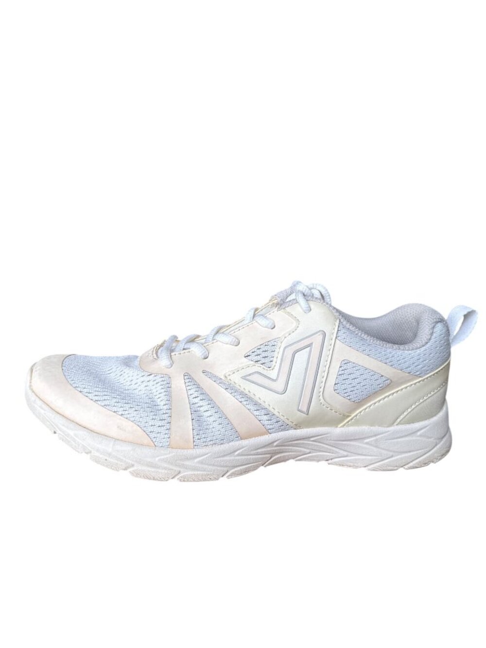 Vionic 335 Miles Sneakers Size 8 White Cream Walking Shoes